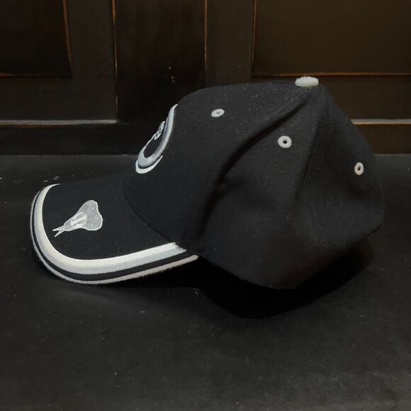 Vintage 90s Twins Enterprises Arizona Diamondbacks Black Silver Strapback Hat - Picture 7 of 9